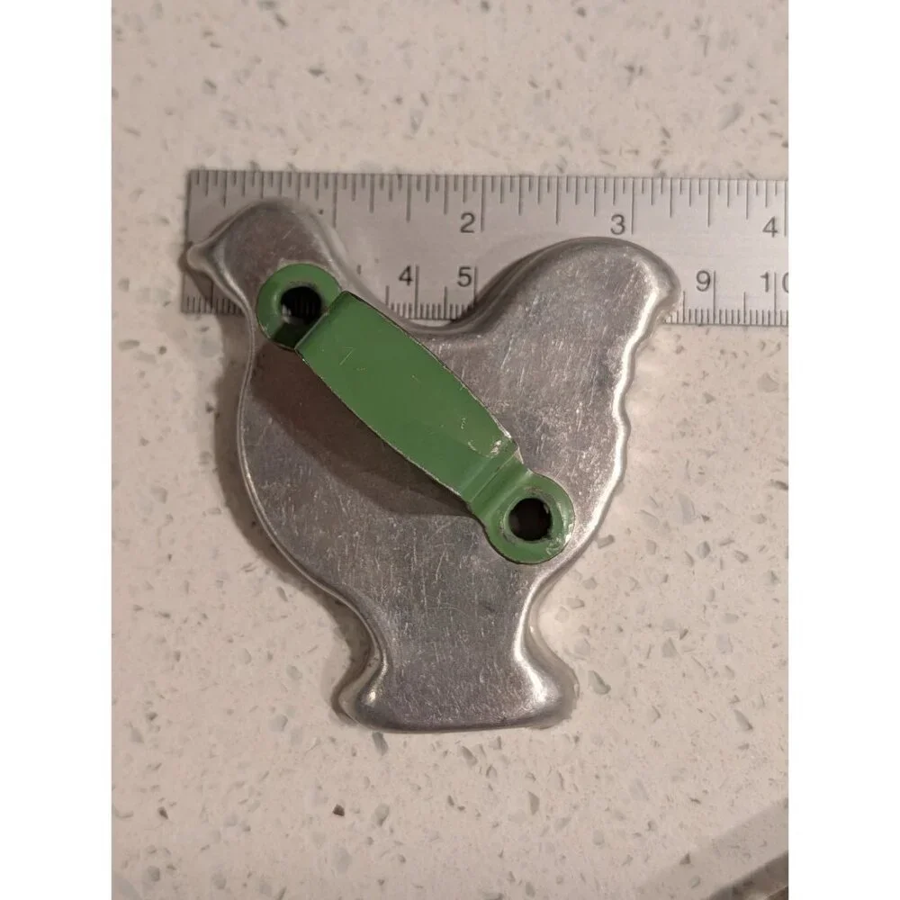 Vintage Aluminum Cookie Cutter Set of 7 with wooden Handles - Picture 11 of 13